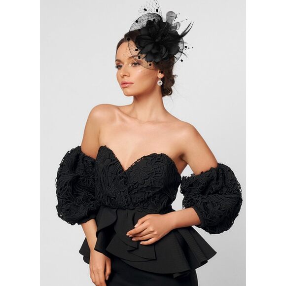 6281 Fascinators Hats Women Pillbox Hat With Mesh Veil Feathers Derby